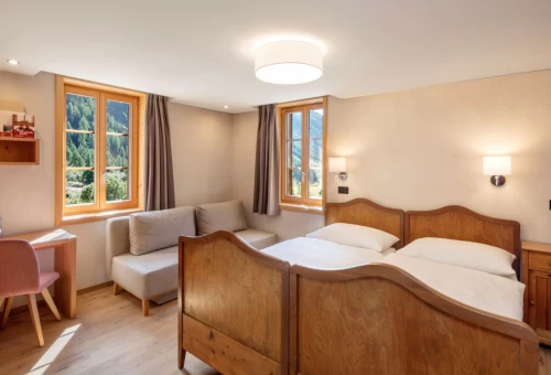 Jedes Zimmer hat seinen Charakter.